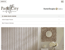 Tablet Screenshot of parkcityblind.com